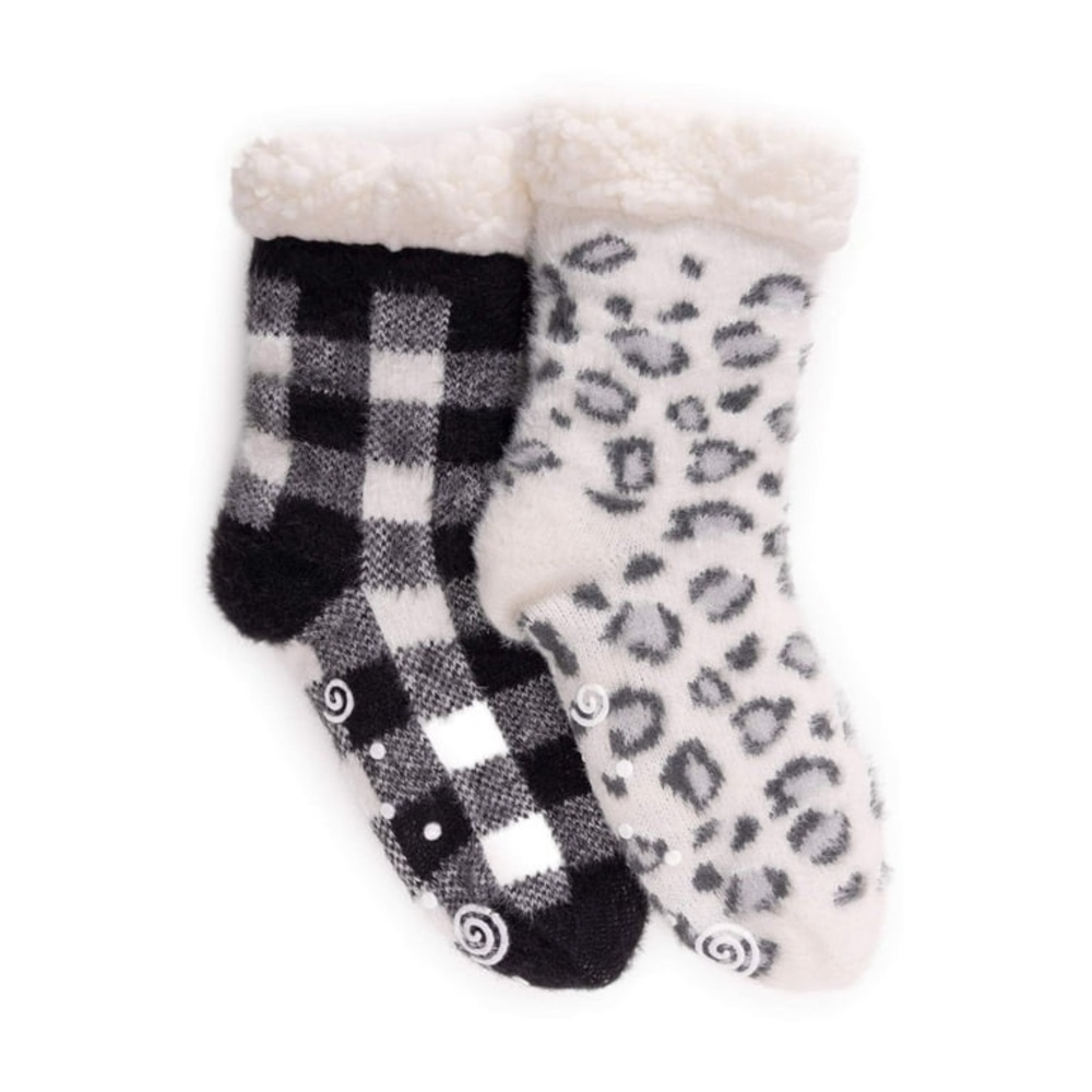 Muk Luks® Original Cabin Socks 2 Pair Pack Style  SZ S-M shoe size 5-7 woman’s